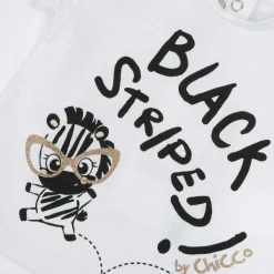 T-Shirt|Chicco T-Shirt Con Simpatica Zebra