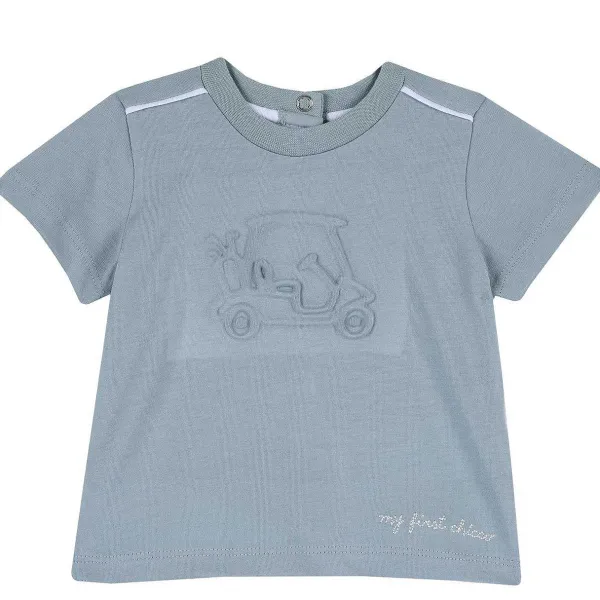 T-Shirt|Chicco T-Shirt Con Stampa A Tema Golf Azzurro Medio