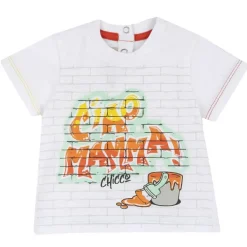 T-Shirt|Chicco T-Shirt Con Stampa Ciao Mamma