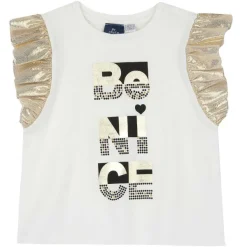 T-Shirt|Chicco T-Shirt Con Stampa E Maniche Arricciate