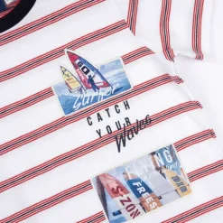 T-Shirt|Chicco T-Shirt Con Stampa E Righe