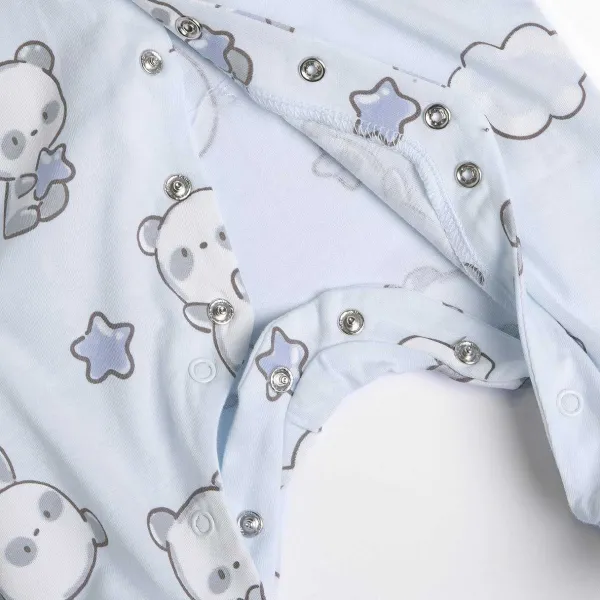 Tutine|Chicco Tutina Aperta Davanti Azzurro Stampato