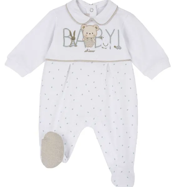 Tutine|Chicco Tutina Di Jersey Con Fantasia A Pois