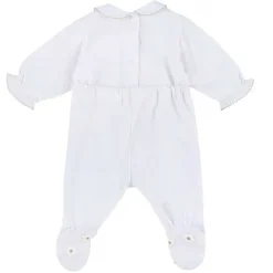 Tutine|Chicco Tutina Di Jersey Con Ricami E Colletto