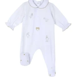 Tutine|Chicco Tutina Di Jersey Con Ricami E Colletto