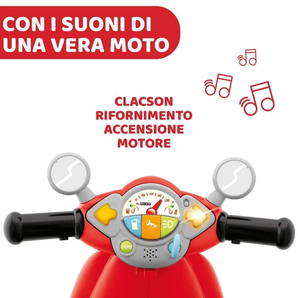 Cavalcabili|Chicco Vespa Primavera Italia Bianco