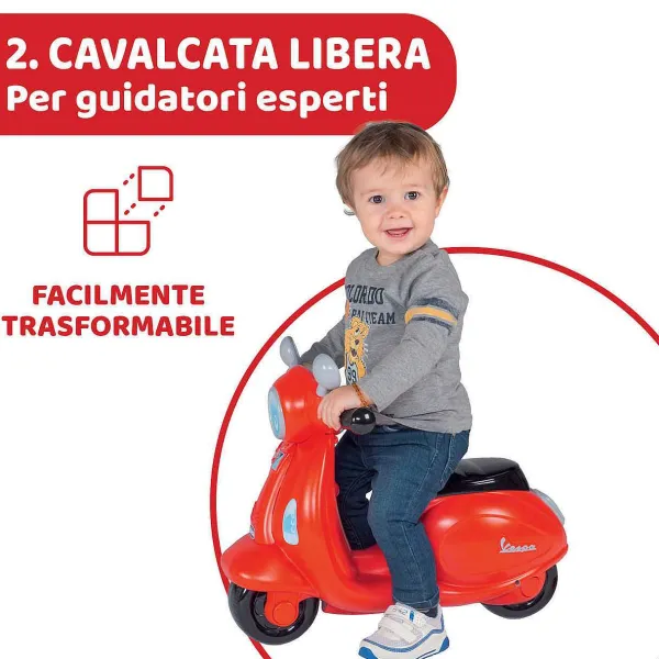 Cavalcabili|Chicco Vespa Primavera Italia Bianco