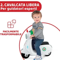 Cavalcabili|Chicco Vespa Primavera Italia Bianco