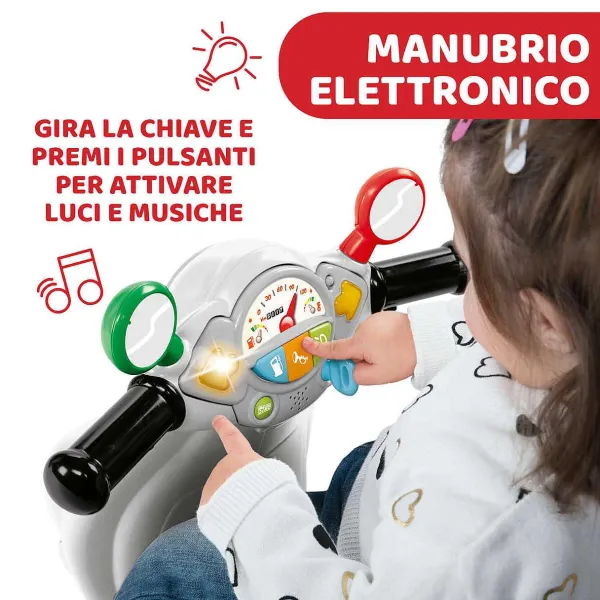 Cavalcabili|Chicco Vespa Primavera Italia Bianco