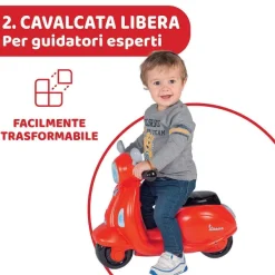 Cavalcabili|Chicco Vespa Primavera Italia Rosso