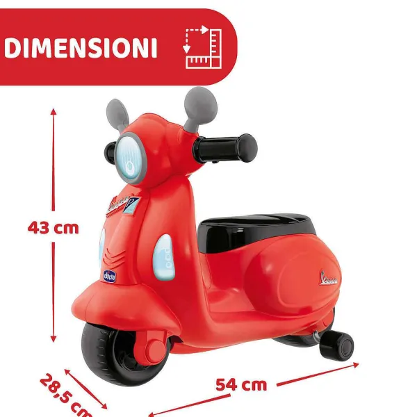 Cavalcabili|Chicco Vespa Primavera Italia Rosso