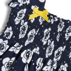 Vestiti|Chicco Vestito Fondo Blu Con Stampa Fiori