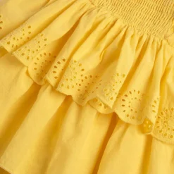 Vestiti|Chicco Vestito Smanicato Con Balze Ricamate